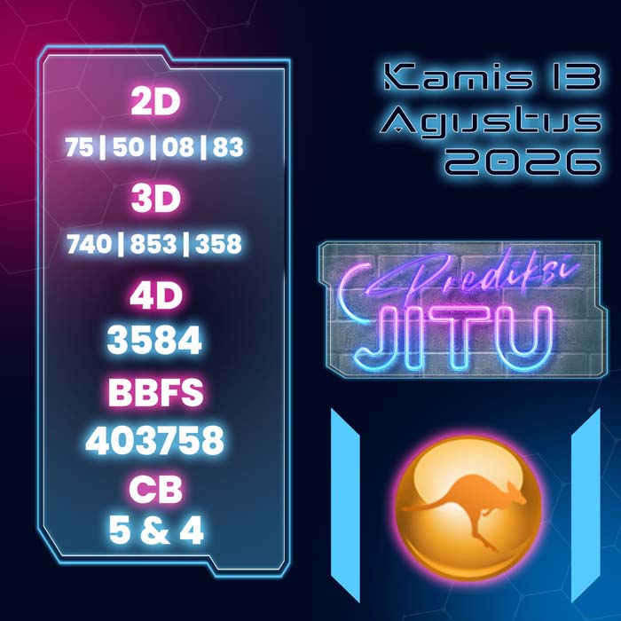 prediksi jitu SYDNEY 13-Aug-2026