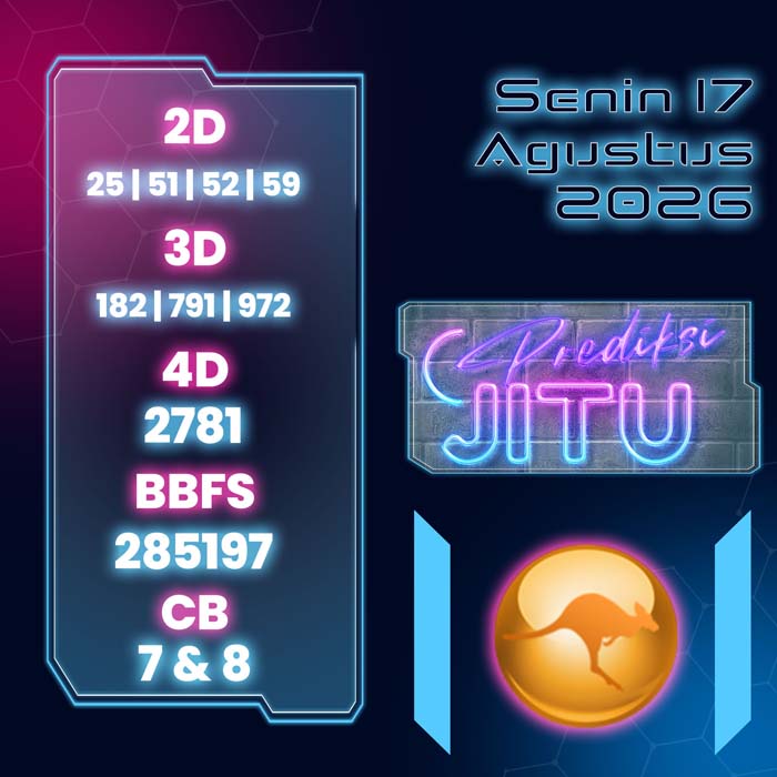 prediksi jitu SYDNEY 17-Aug-2026