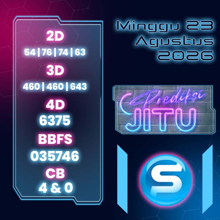 prediksi jitu SINGAPORE 23-Aug-2026