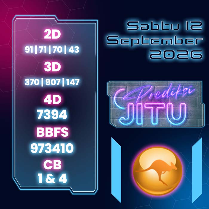 prediksi jitu SYDNEY 12-Sep-2026