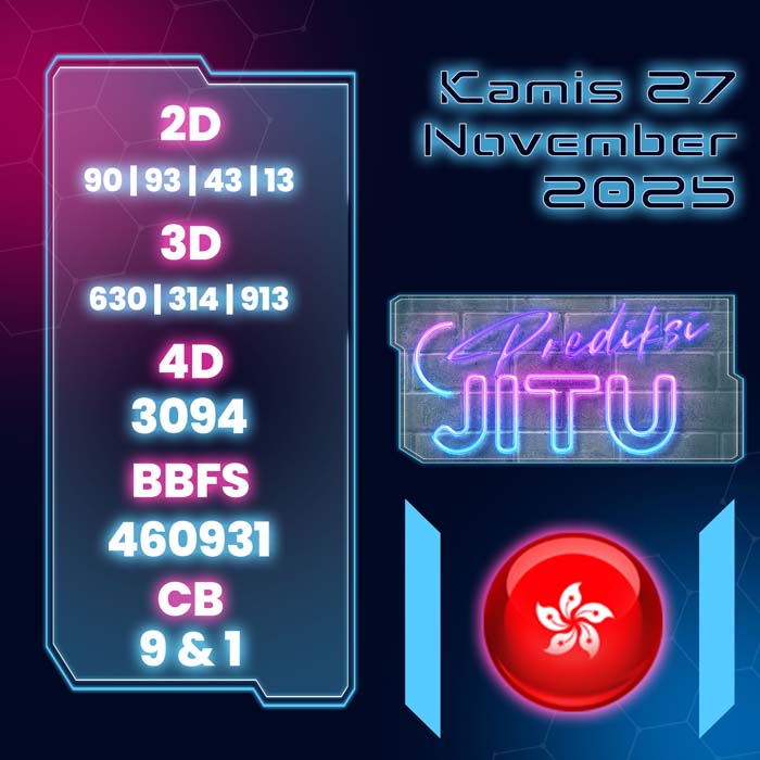 PREDIKSI HK JITU 4D HARI INI