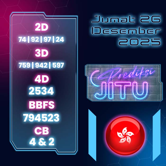 PREDIKSI HK JITU 4D HARI INI