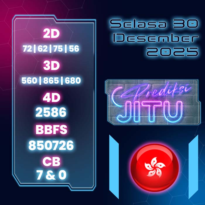 PREDIKSI HK JITU 4D HARI INI