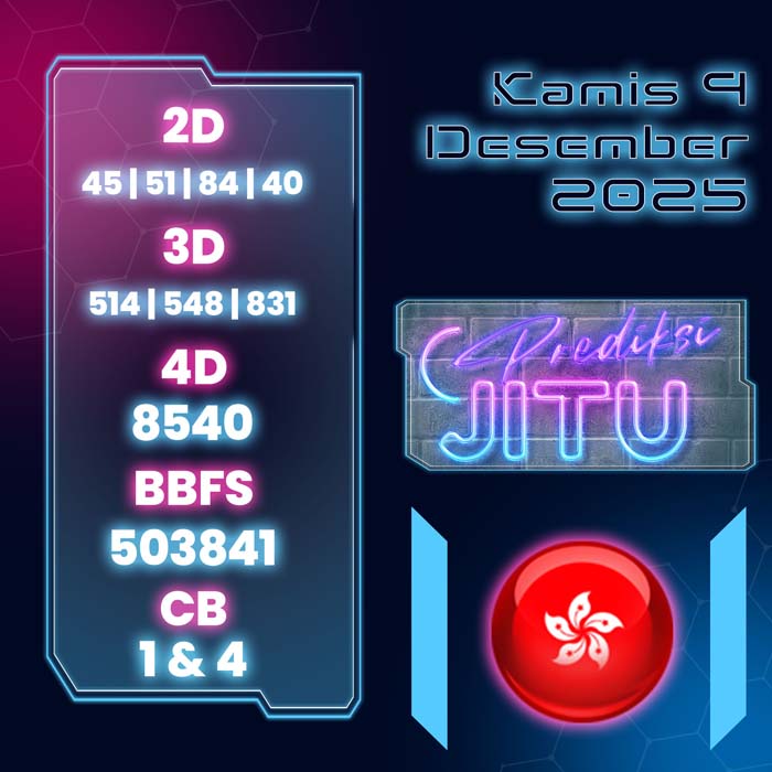 PREDIKSI HK JITU 4D HARI INI