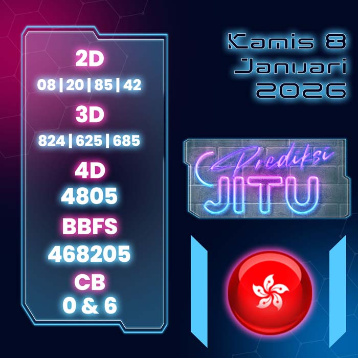 PREDIKSI HK JITU 4D HARI INI