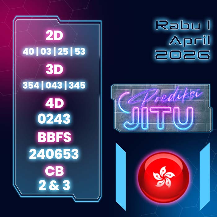 PREDIKSI HK JITU 4D HARI INI