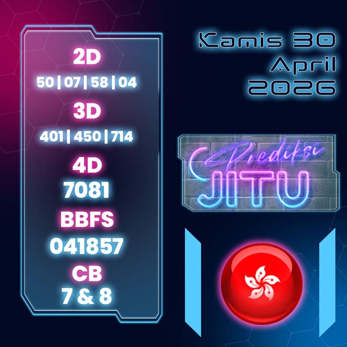 PREDIKSI HK JITU 4D HARI INI