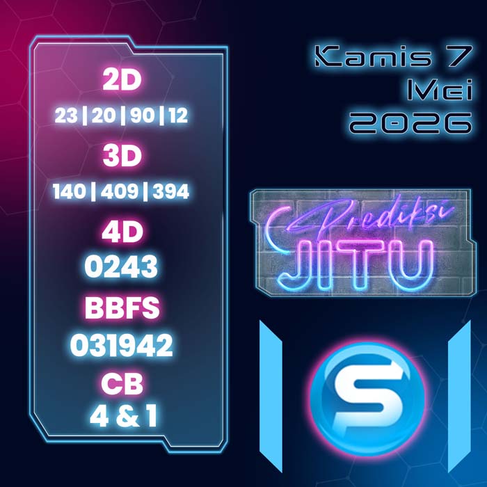 PREDIKSI SGP JITU 4D HARI INI