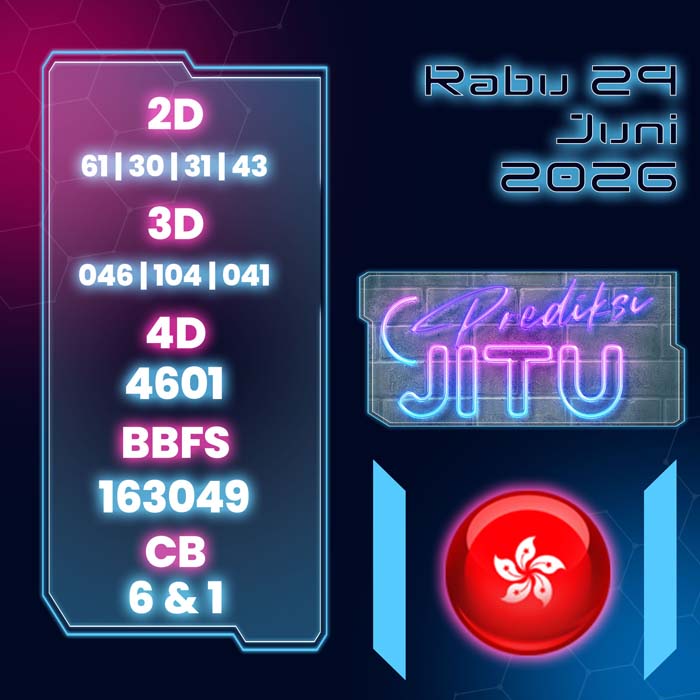 PREDIKSI HK JITU 4D HARI INI