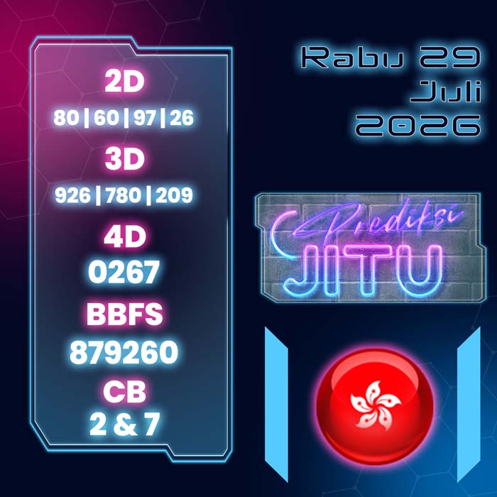 PREDIKSI HK JITU 4D HARI INI